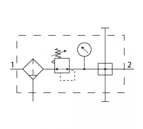 Блок подготовки воздуха Festo LFRS-1/4-D-MIDI-KA