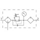 Блок подготовки воздуха, комбинация Festo MSB6-1/2-FRC1:J5M1