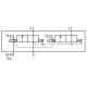 Распределитель с электромагнитным управлением Festo VSVA-B-T22C-AZD-A1-2AT1L