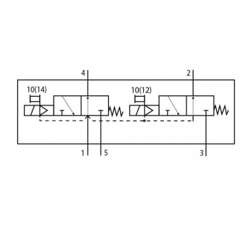 Распределитель с электромагнитным управлением Festo VUVS-LT30-T32U-MD-G38-F8