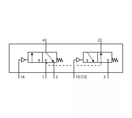 Распределитель с пневматическим управлением Festo VUWS-LT20-T32H-M-G18