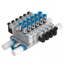 Блок распределителей с монтажом на плиту Festo VTUG-10-SS2-B1T-Q6LA-UL-Q4S-G3K+S3