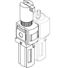 Блок подготовки воздуха, комбинация Festo MSB6-1/2-FRC13:J120M1