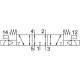 Распределитель с электромагнитным управлением Festo VSVA-B-P53E-D-D2-1R5L
