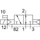 Распределитель с электромагнитным управлением Festo VUVS-L30-M32U-AZD-G38-F8