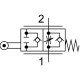 Дроссель с обратным клапаном Festo GGO-1/4-3/8