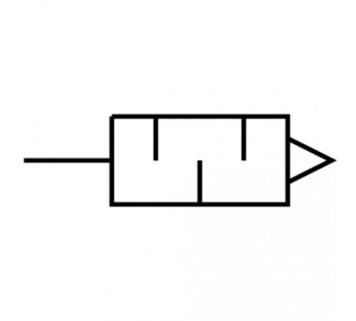 Глушитель алюминиевый резьбовой Festo U-1/2-B-NPT