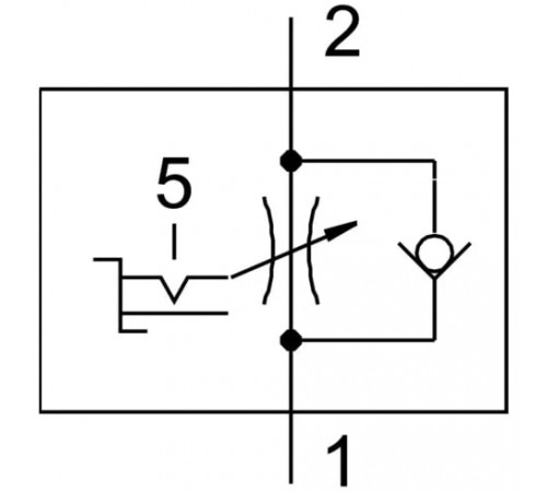 Дроссель с обратным клапаном Festo GRLSA-1/4-QS-8