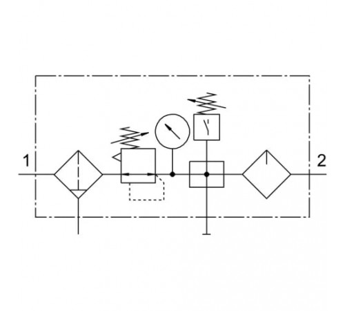 Блок подготовки воздуха Festo FRC-1/2-D-MIDI-KB