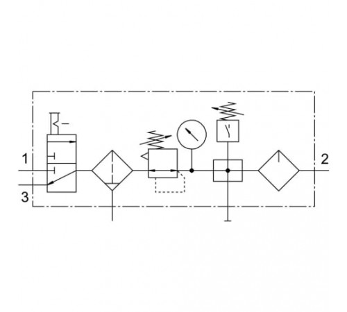 Блок подготовки воздуха Festo FRC-1/2-D-MIDI-KC