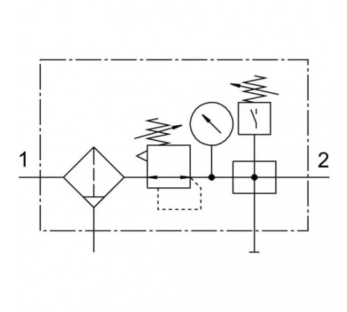 Блок подготовки воздуха Festo LFR-1/4-D-MINI-KE