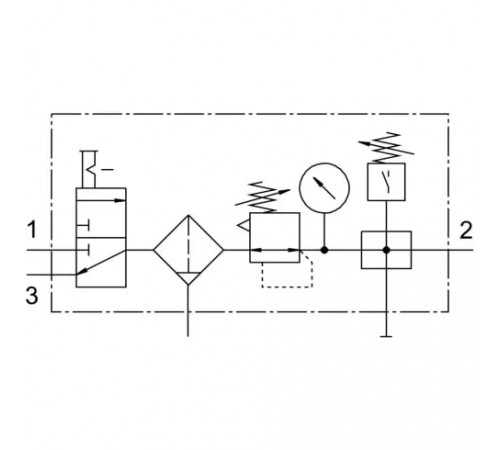 Блок подготовки воздуха Festo LFR-1/2-D-MIDI-KF