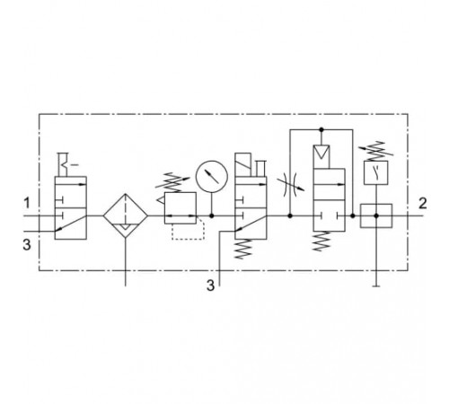 Блок подготовки воздуха Festo LFR-1/2-D-MIDI-KG-A