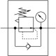 Регулятор давления Festo LRMA-1/4-QS-6