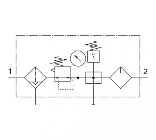 Блок подготовки воздуха Festo FRC-1/2-D-MIDI-KB-A