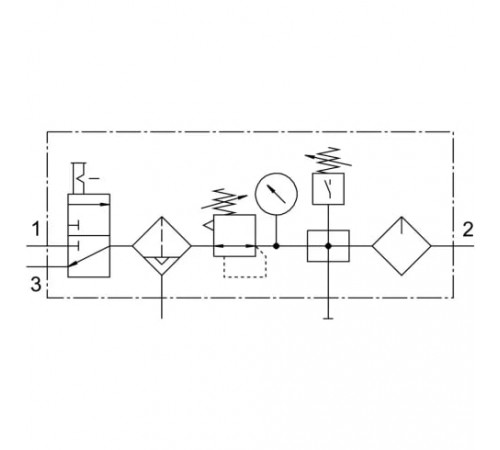 Блок подготовки воздуха Festo FRC-1/2-D-MIDI-KC-A