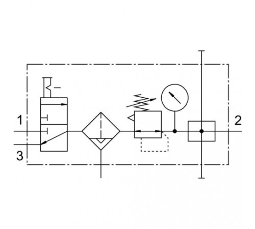 Блок подготовки воздуха Festo LFR-1/2-D-MIDI-KB-A