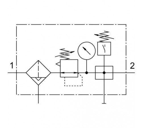 Блок подготовки воздуха Festo LFR-1/2-D-MIDI-KE-A
