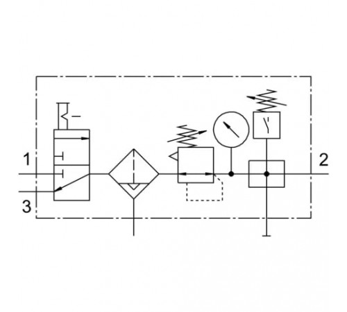 Блок подготовки воздуха Festo LFR-1/2-D-MIDI-KF-A