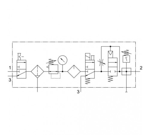 Блок подготовки воздуха Festo FRC-1/2-D-MIDI-KF
