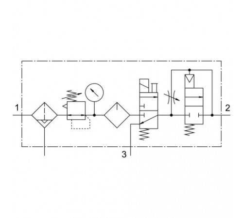 Блок подготовки воздуха Festo FRC-1/2-D-MIDI-KE-A