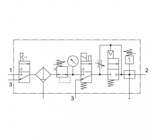 Блок подготовки воздуха Festo LFR-1/2-D-MIDI-KG