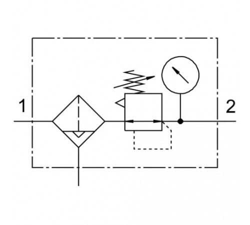 Фильтр-регулятор давления Festo LFRS-3/8-D-MINI-A