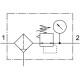 Фильтр-регулятор давления Festo LFRS-3/4-D-MIDI