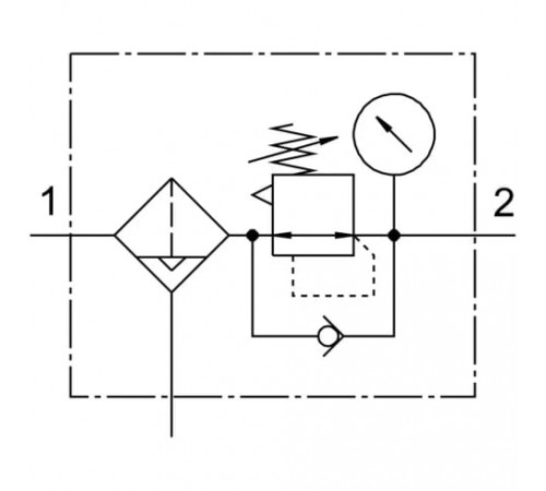 Фильтр-регулятор давления Festo MS6N-LFR-1/4-D7-CUV-AS