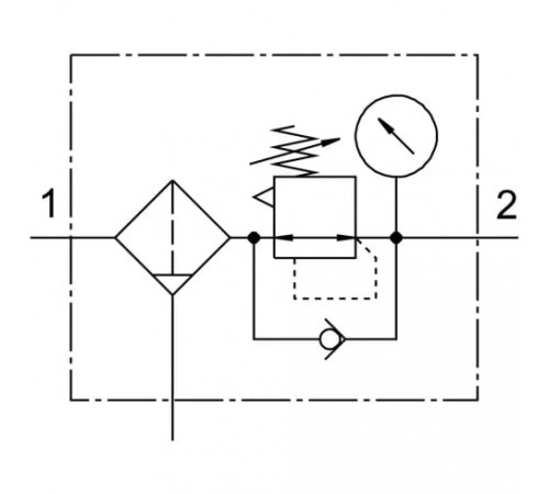 Фильтр-регулятор давления Festo MS6N-LFR-1/4-D7-ERM-AS