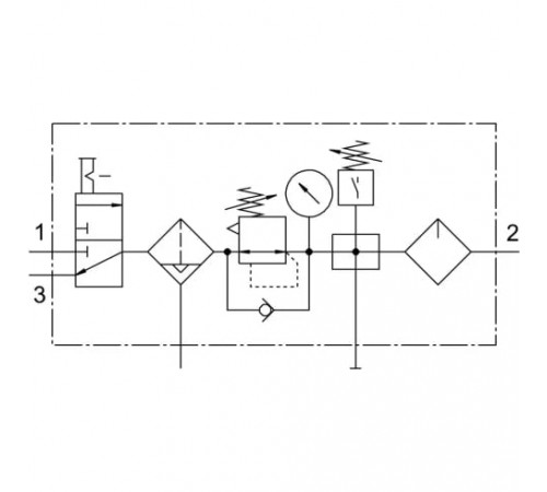 Блок подготовки воздуха Festo FRC-1/2-D-MAXI-KC-A
