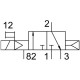 Распределитель с электромагнитным управлением Festo CPE10-M1BH-3GL-M7-SA