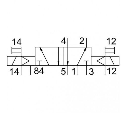 Распределитель с электромагнитным управлением Festo CPV10-M1H-5JS-M7