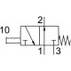 Распределитель с ручным управлением Festo THO-3-1/4-B