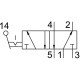 Ручной клапан Festo H-5-1/4-B
