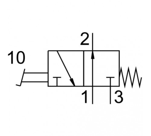 Пневмопедаль Festo FO-3-1/4-B