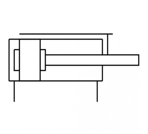 Пневмоцилиндр с направляющей Festo DGRF-C-GF-20-P