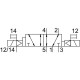 Распределитель с электромагнитным управлением Festo VSVA-B-D52-ZD-D2-1R5L