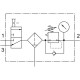 Блок подготовки воздуха Festo LFR-1/2-D-DI-MAXI-KC