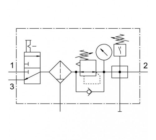 Блок подготовки воздуха Festo LFR-1/2-D-DI-MAXI-KF