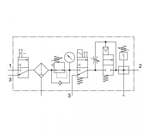 Блок подготовки воздуха Festo LFR-1/2-D-DI-MAXI-KG