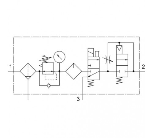 Блок подготовки воздуха Festo FRC-1/2-D-DI-MAXI-KE