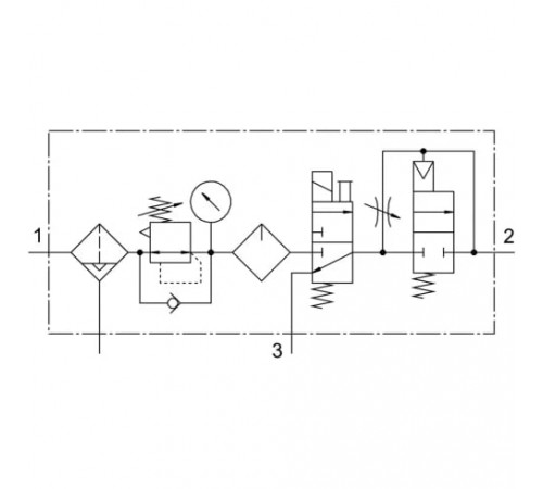 Блок подготовки воздуха Festo FRC-1/2-D-DI-MAXI-KE-A