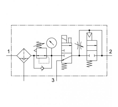 Блок подготовки воздуха Festo LFR-1/2-D-DI-MAXI-KD-A