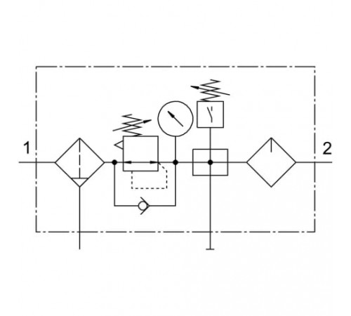 Блок подготовки воздуха Festo FRC-1/2-D-DI-MAXI-KB