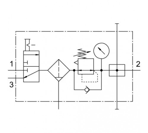 Блок подготовки воздуха Festo LFR-1/2-D-DI-MAXI-KB