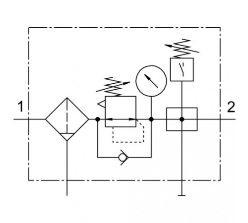Блок подготовки воздуха Festo LFR-1/2-D-DI-MAXI-KE