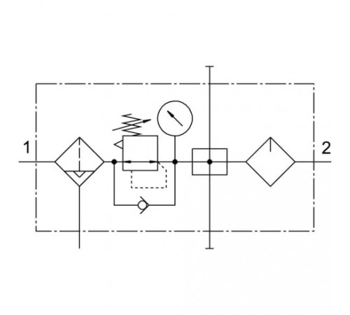 Блок подготовки воздуха Festo FRC-1/2-D-DI-MAXI-KA-A