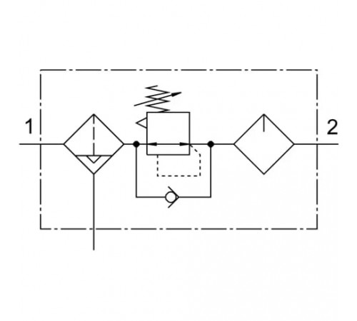 Блок подготовки воздуха Festo FRC-1/2-D-O-DI-MAXI-A