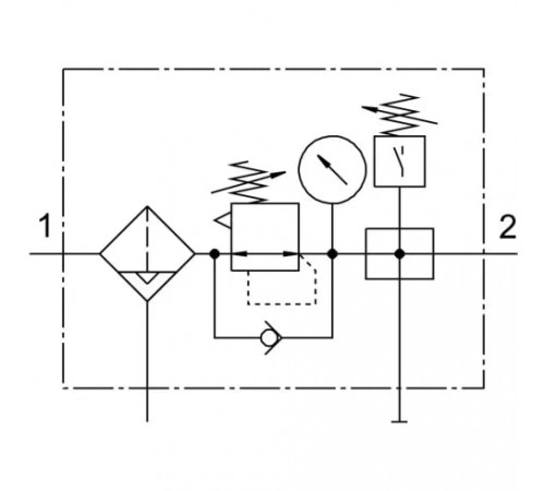 Блок подготовки воздуха Festo LFR-1/2-D-DI-MAXI-KE-A